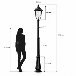 Парковый LED-фонарь Амели 1_13_890_3000