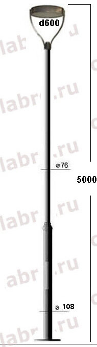 Светильник парковый светодиодный Канделябр 3.5_485_71_5000