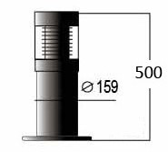 Столбик газонный Канделябр 5.9_196_352_500