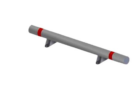 Колесоотбойник на кронштейнах Сити ST-45 76мм 2м