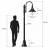 Уличный фонарь для аллей и скверов Моника 1_12_05_80_2500