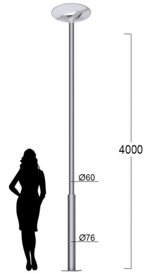 Городской парковый LED-фонарь Канделябр 153 1_153_87_4000